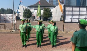 SMA GEMA 45 Cetak Siswa Berdisiplin Tinggi Dengan Latihan Kesamaptaan