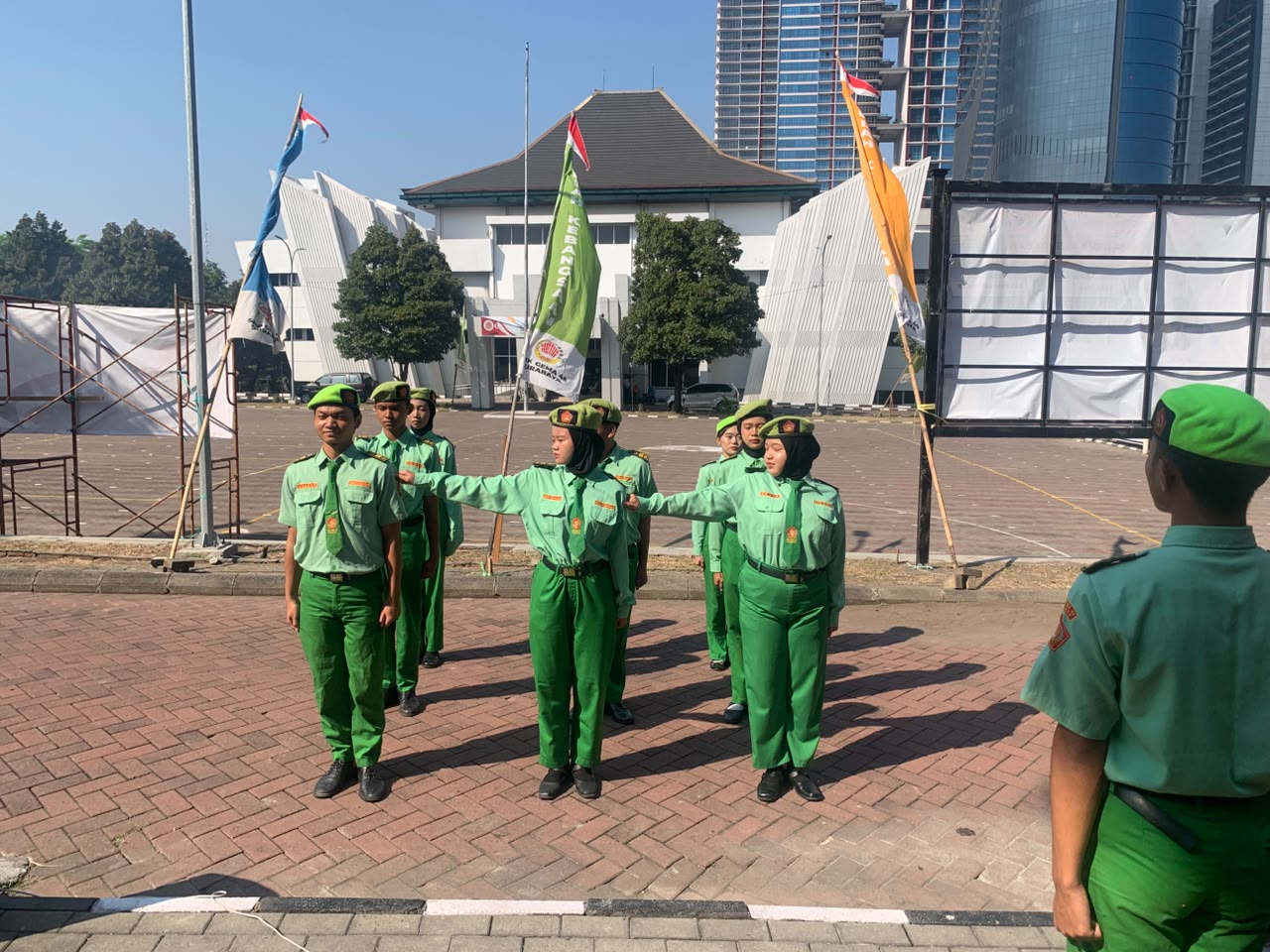SMA GEMA 45 Cetak Siswa Berdisiplin Tinggi Dengan Latihan Kesamaptaan