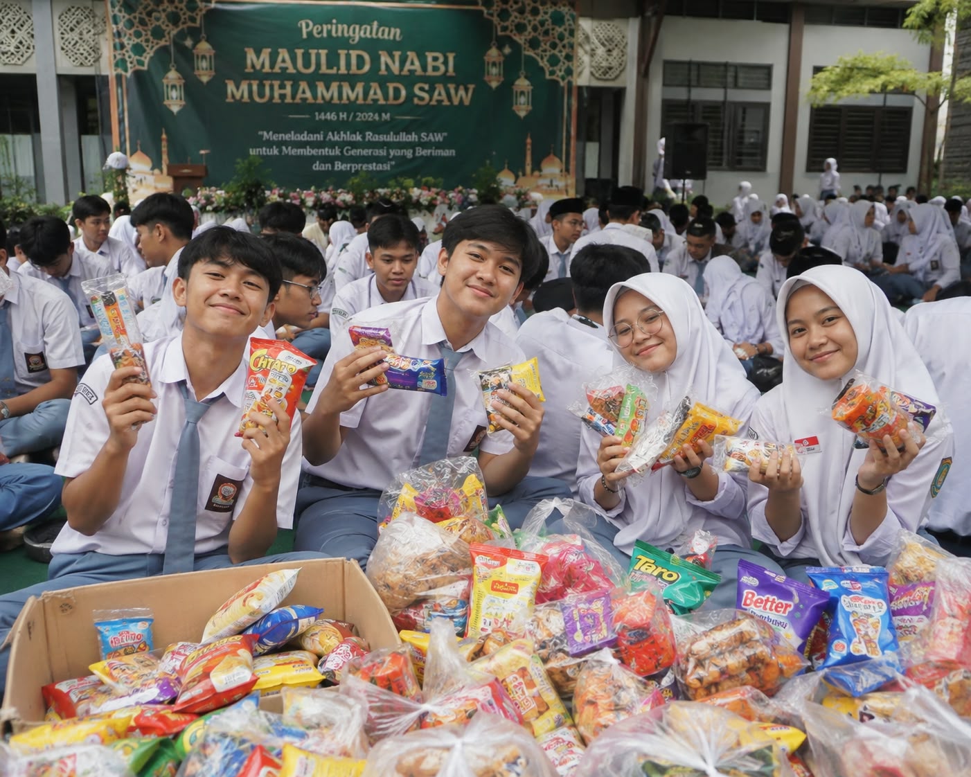 Peringatan Maulid Nabi Muhammad SAW 1448 Hijriah Di SMA GEMA 45 Tingkatkan Kecintaan Kepada Baginda Rasulullah SAW