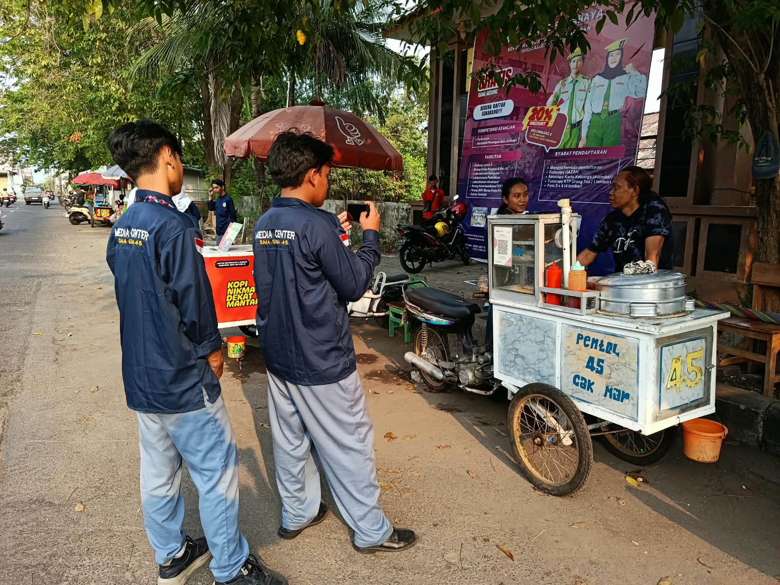 Pentol 45 Identik Perjuangan Hingga Kegemaran Para Siswa SMA GEMA 45