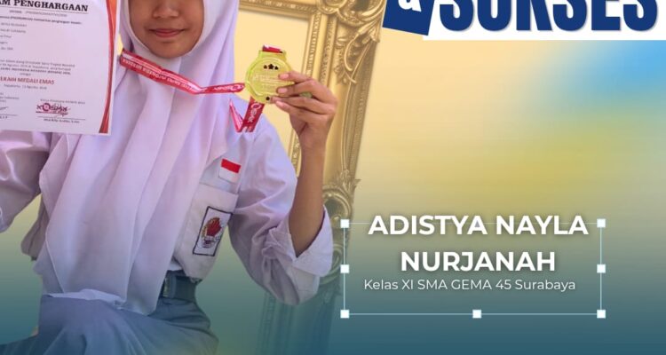 Siswi SMA GEMA 45 Sabet Medali Emas Astronomi