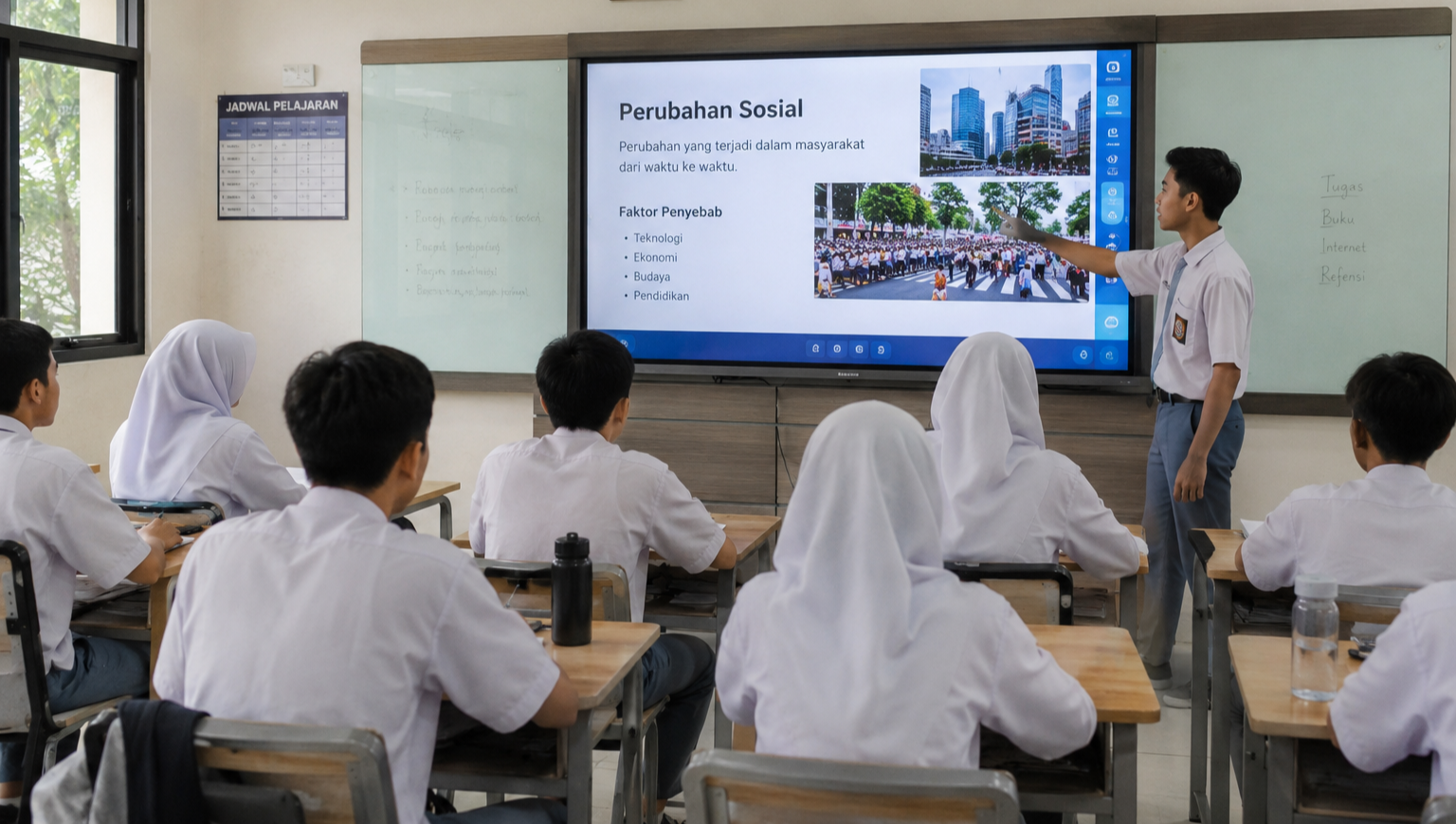 Belajar Menggunakan LCD Monitor Sangat Membantu Para Siswa