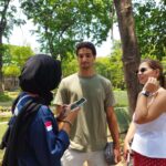 Team Kabar Gema 45 Temui Wisatawan asal Portugal, Turis Internasional Berikan Kesan Positif  Untuk Kebun Binatang Surabaya