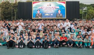 SMA GEMA 45 Surabaya Hadiri Undangan Apel Satgas Pre-Emptive Strike di Mapolda Jatim