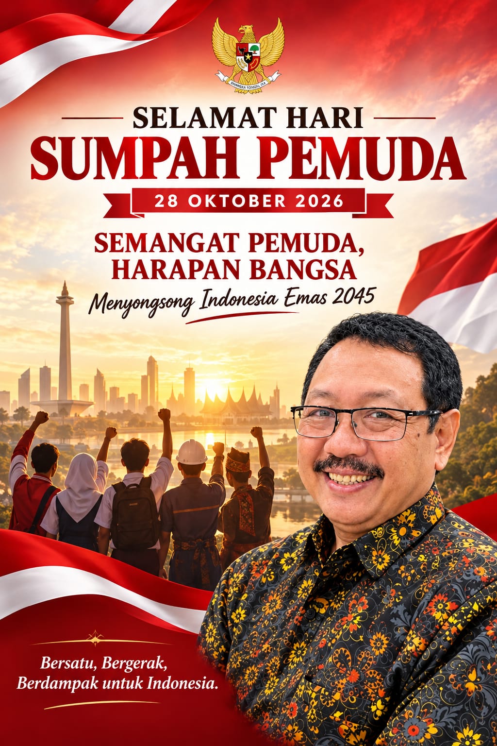 SEMANGAT PEMUDA, HARAPAN BANGSA DALAM MENYONGSONG INDONESIA EMAS 2045